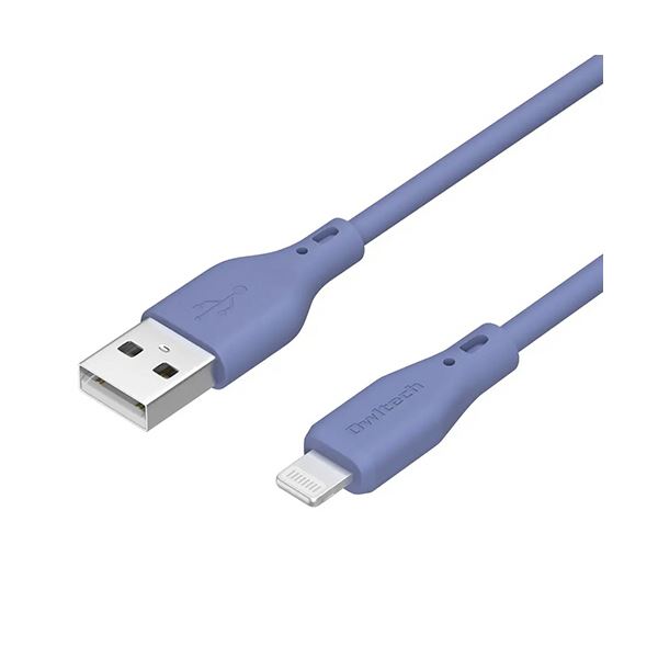 オウルテックLightningシリコンケーブル 配線 アッシュブルー 2m OWL-CBSAL20-AB 1本 青 ライトニング接続シリコンケーブルがアッシュブルーで登場 2メートルの長さで使いやすさ抜群 高品質な素材で信頼性もバッチリ デザインもおしゃれで持ち運びにも便利 スマホやタブレ