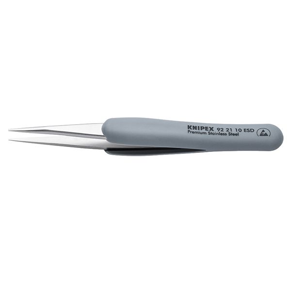 KNIPEX クニペックス 天然ゴム手持ち部分付毛抜き 大きさ123×15×18粍 9221-10ESD KNIPEX クニペックス 天然ゴム手持ち部分付毛抜き 大きさ123×15×18粍 9221-10ESD