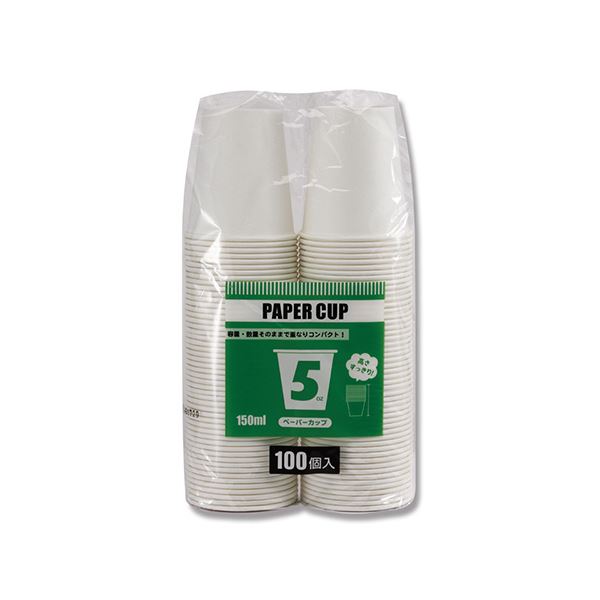 シモジマHEIKO S.T.ペーパーカップ エコノミータイプ 5オンス(165ml) ホワイト 口径66mm #0045360221セット(3000個:100個×30パック) 白 使い捨てペーパーカップ5オンス、経済的でエコなホワイトカップ 口径66mmの便利なサイズで、3000個セットでお得に 飲み物を楽し|夢の小屋