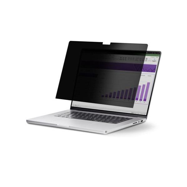 StarTech.com のぞき見防止プライバシーフィルター 13.3型MacBook Pro M1／M2 2020／2022対応133MF-PRIVACY-SCREEN 1枚 13.3インチMacBook Pro用の覗き見防止フィルター 2020-2022年モデル対応 ディスプレイ保護と情報漏洩防止 スタイリッシュで使いやすい セキュリティを