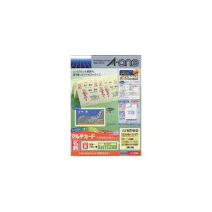 エーワン マルチ歌留多 各種印刷工兼質問用紙 象牙色厚口印字機 A4判 10面 名刺大きさ 51280 1冊(100居敷き) オパール 多役立つこと印刷工相応う 名刺・歌留多営造に至適な象牙色ボール紙 A4大きさで10面使える 1冊100居敷き オパール
