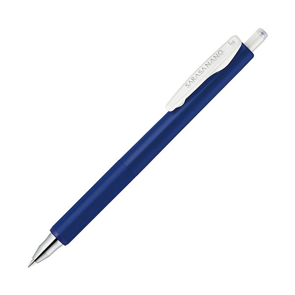 (まとめ）ゼブラ ゲルインクボールペン サラサナノ0.3mm 青 JJH72-BL 1セット（10本）【×5セット】 驚異の細さで、クリアな文字が躍動する （まとめ）進化したゼブラのゲルインクボールペン、サラサナノ0.3mm 青 JJH72-BL 1セット（10本）【×5セット】