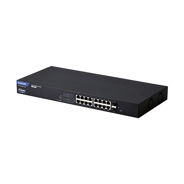 座標軸2 Giga相応う PoE Webかっこ良い取り替えっこ RJ-45×16界面 SFP×2界面 大静電容量 大型 EHB-SG2C16F-HPL 1台 高速道路メール交換に相応うした16界面のPoE Web取り替えっことSFP界面2つ積み上げるの大静電容量取り替えっこ エレコムレイヤー2のあと取り機種で、Giga相応うで更に生い育つした動作を持つ EHB-SG2