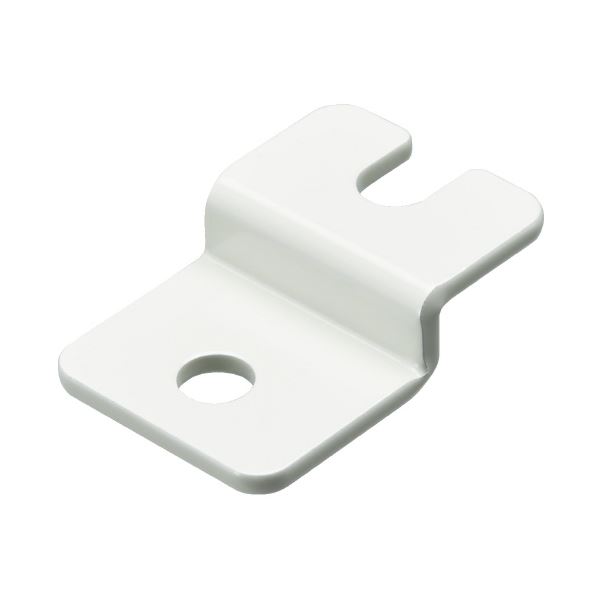 プラス 床固定金具(2個入り) L6-YK W4 ホワイト 白 床をしっかり固定 スタイリッシュなホワイトカラーでお部屋を彩る プラスの新感覚床固定アイテム、フロアフィクサーL6-YK W4ホワイト2個セット 白