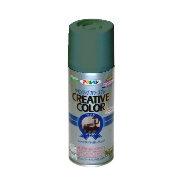 クリエイティブカラースプレー 04オールドグリーン 300ML【5個セット】 緑 鮮やかな03ブリックレッドと魅惑の04オールドグリーン、クリエイティブカラースプレーが300MLの大容量 大型 で5個セット 色彩豊かな世界を創造する、のアイテム 緑
