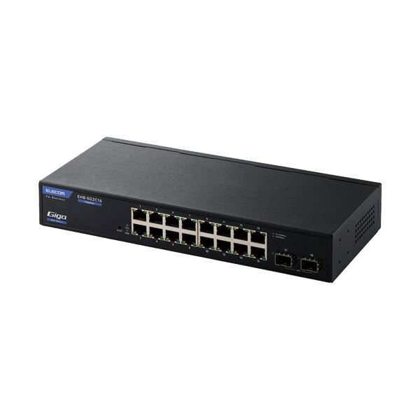 座標軸2 Giga相応う Webかっこ良い取り替えっこ 16界面 EHB-SG2C16 1台 弾丸道路メール交換に相応うした16界面のかっこ良い取り替えっこ、エレコムレイヤー2 網状組織を能率的に管理することし、安定したしたメール交換を現実化します 見聞移らすも流ちょうで、拠りどころ性の止ん事無い生産品です 商行為や身寄り役立つことに至適な