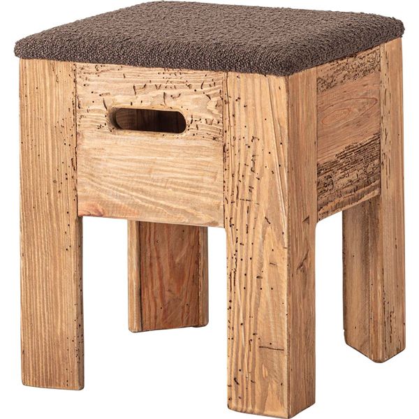 スツール イス バーチェア 椅子 カウンターチェア ブラウン （約W36×D36×H41cm） 完成品 茶 木製スツールはお部屋に温かみをプラス ブラウンカラーで統一感を演出 コンパクトで使い勝手抜群 存在感を放つアクセントに 豊かな時間を過ごすための一つのアイテム お気に入り