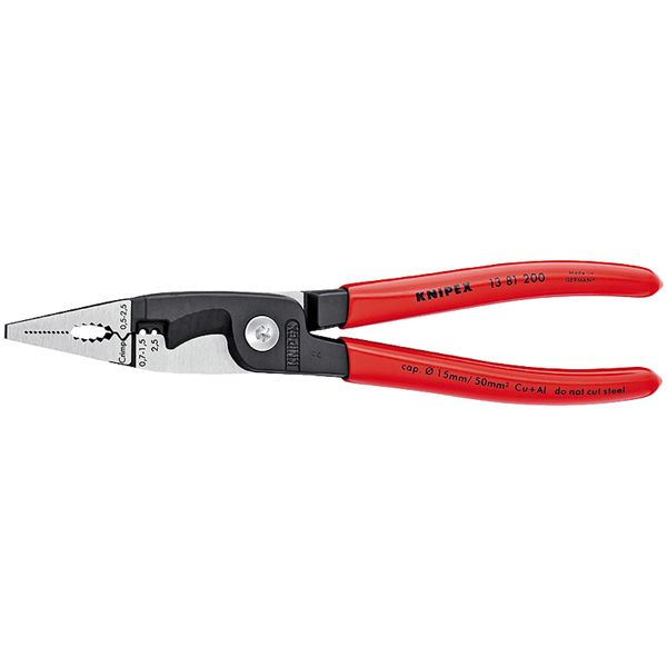 KNIPEX クニペックス エレクトロプライヤー プラスチックコーティング 全長200mm 1381-200 KNIPEX クニペックス エレクトロプライヤー プラスチックコーティング 全長200mm 1381-200