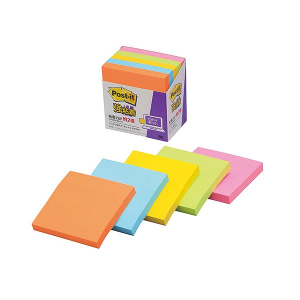 【5個パック×5セット】 3M Post-it ポストイット 強粘着 ノート 3M-654-5SSANX5 超強力粘着 メモがはがれない 5個パック×5セット 驚異の3Mポストイット強粘着ノート