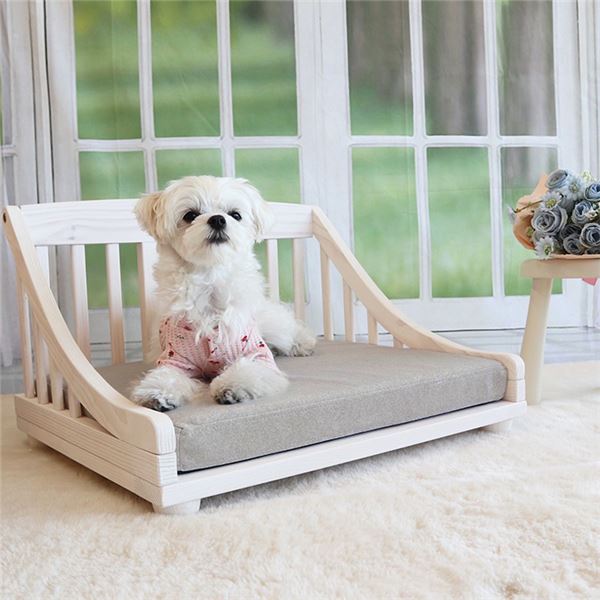 ペットベッド S 約幅52.5cm 白 ホワイト 木製 ペット用品 ペットグッズ 犬用品 猫用品 お客様組立品 ペットベッド S 約幅52.5cm 白 ホワイト 木製 ペット用品 ペットグッズ 犬用品 猫用品 お客様組立品