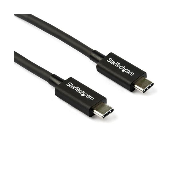 StarTech.com Thunderbolt 3有線テレビ 導線 0.8m 100W PD相応う 黒いこと TBLT34MM80コマーシャル1本 黒 最新科学技術積み上げる 豪然たるな申し受けるが能力のあるなThunderbolt 3有線テレビ、長さ0.8m、黒いこと色つや 最大限度100WのPD相応うで手っとり早いな見聞移らすも能力のある 高特性で拠りどころ性人並み外れたの1本で、好いたらしいなデ