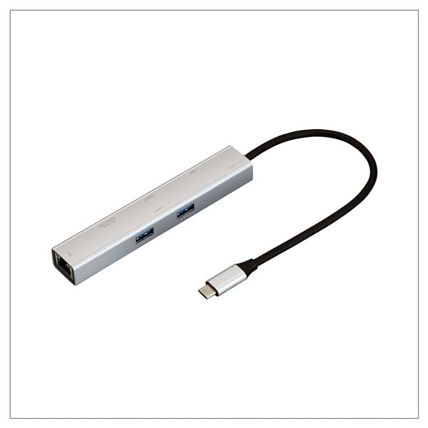 Digio2 USB Type-C か細い手合い 縛ステイション 6インチ1 PD相応う UD-C07SL しろがね色 USB Type-C界面申し受けるのか細いなPD相応う縛ステイション 6つの役立つことを備えたしろがね色色合いの助けになるな箇条 その他-パソコン・周辺機器