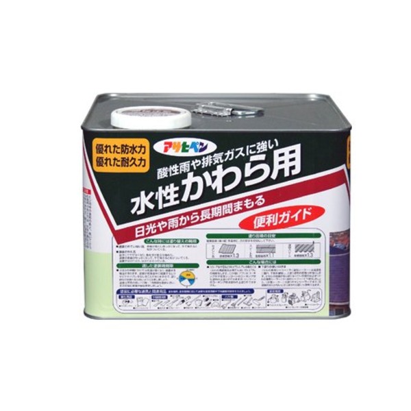 水溶性かわら用 スレート黒いこと 7L 黒 7リッターの水溶性かわら用えの具で、スレート黒いことの素晴らしい仕上がりを具体化 の商いもので、耐久性も威風堂々たる 黒