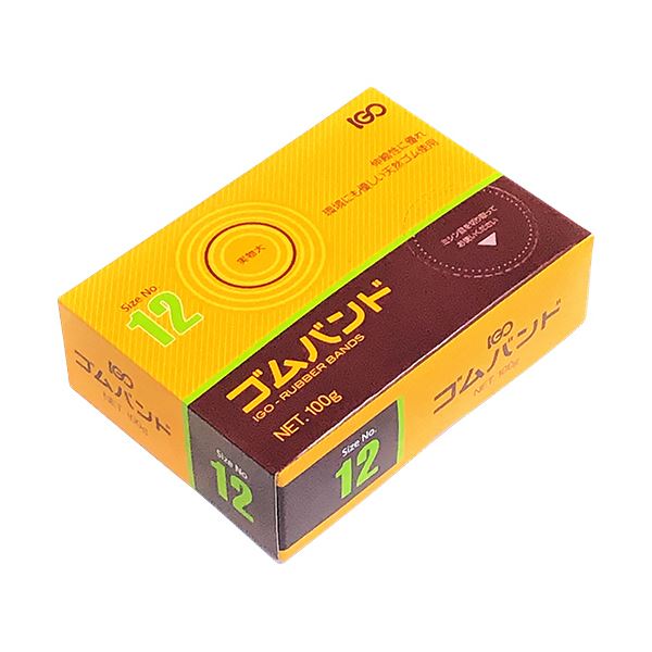 (まとめ）アイジーオー 天然ゴムダンス楽隊 #12 アメ色SM 100g #12SM-A-S 1箱【×20仕掛ける】 かっこ良いな箱で、小さな愛らしさを詰め込んで アイジーオーの天然ゴムダンス楽隊、アメ色の愛らしさを100gでお届け