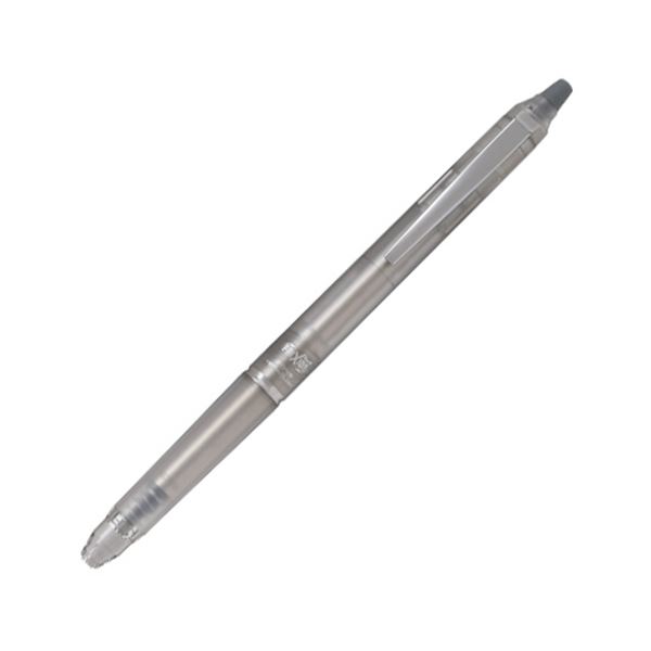 (まとめ) パイロットゲルインキボールペン フリクションボール ノックゾーン 極細0.5mm 黒 (軸色:ニュートラルクリア) LFBKZ-50EF-NTC1本 【×10セット】 消せる 書き直せる 極細0.5mmのノック式ゲルボールペン、フリクションボールの新しい進化形 ニュートラルクリア