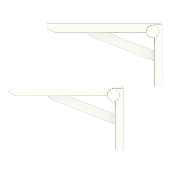 単品 サヌキ Coconi オレルノ 折りたたみ棚受 200mm ホワイト（2個入） 【木板別売 り】 白 コンパクトで便利な収納アイテム 折りたたみ棚受として使える優れもの 省スペースで使い勝手抜群 お部屋の収納を効率化し、スッキリとした空間を演出 様々な場所で活躍する、頼れ