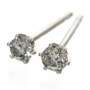 Pt900 0.1ctダイヤモンドピアス プラチナ 輝くプラチナの耳飾り、0.1ctのダイヤモンドが輝くピアス エレガントな女性にふさわしい、ダイヤピアスの極み