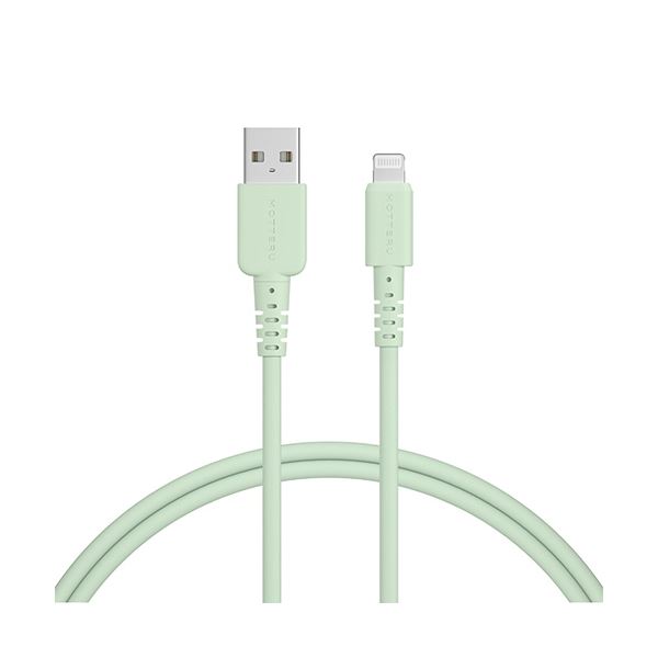 （まとめ） オウルテックMOTTERU A to Lightning ケイ素樹脂有線テレビ 架線 ピスタチオ 1m MOT-SCBALG100-なおなお書き 1本 【×3仕掛ける】 ピスタチオカラーのケイ素樹脂有線テレビで、A to Lightning繋ぎ合わせるが能力のあるな1mの助けになる個条 3本仕掛けるでお得にGET 使いやすさと今めかしいさを兼ね