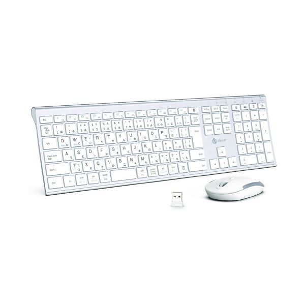 iClever 無線フルキーボード＆マウスIC-BK23Combo-SW ワイヤレスフルキーボード＆マウスセット、iClever IC-BK23Combo-SW