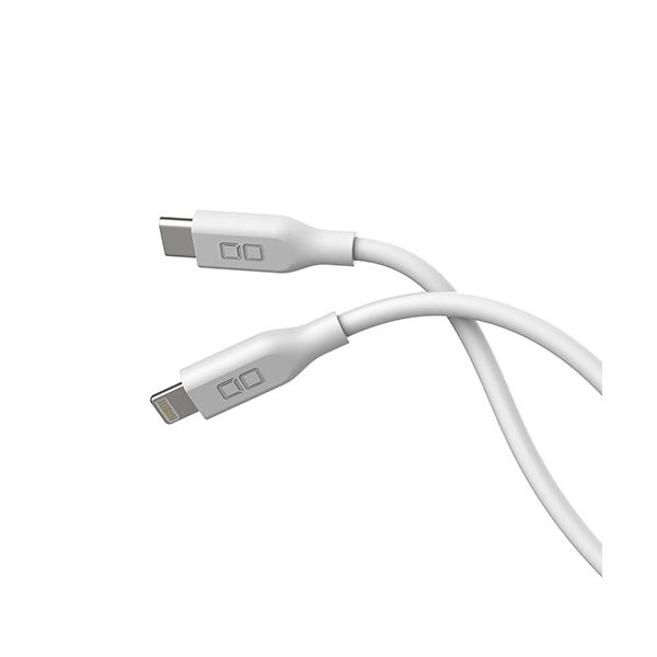 （まとめ） CIO シリコンケーブル 配線 CtoL 2m ホワイト CIO-SL30000-CL2-WH 1本 【×2セット】 白 高品質なシリコン素材を使用した2メートルのホワイトケーブル2本セット CtoLデザインで使いやすく、CIOの信頼性で安心の接続を実現 デスク周りをスッキリ整理し、快適なデ