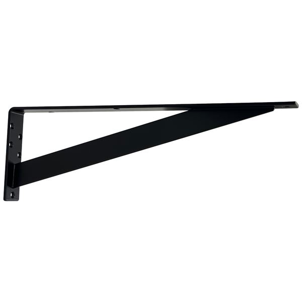水上 スリムカウンター棚受 450×150×38 ツヤ消しブラック SCT-450BK [2本入] 黒 スリムなデザインで使いやすい 水上で使えるカウンター棚受け、サイズ450×150×38mm、ブラックカラーのツヤ消し仕上げ 2本セットでお得 黒