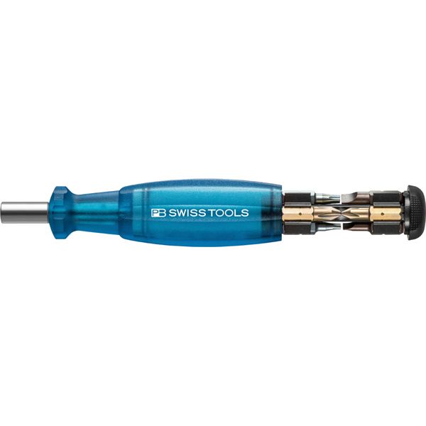 PB SWISS TOOLS ピービースイスツール イス バーチェア 椅子 カウンターチェア ズ マルチクラフト C6ドライバービットビット8本組 差替式ドライバー インサイダー ブルー 6464.BLUE 青 プロフェッショナルユースに最適な8種類のドライバービットがセットになった、革新的な｜夢の小屋