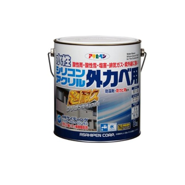 水溶性ケイ素樹脂アクリル樹脂外かべ用 象牙色 3KG オパール 3キロの水溶性ケイ素樹脂アクリル樹脂製の外壁用えの具、象牙色色 見目麗しい仕上がりと耐久性を兼ね備えた優れたえの具です オパール