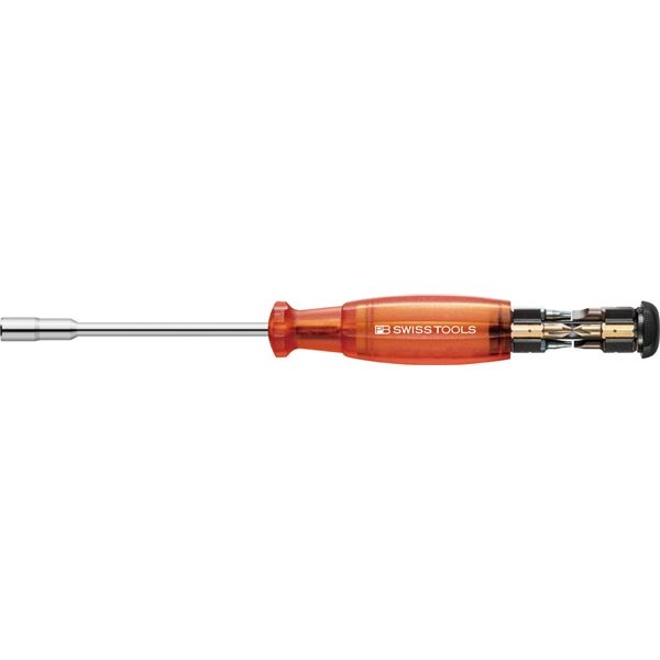 PB SWISS TOOLS ピービースイスツール イス バーチェア 椅子 カウンターチェア ズ マルチクラフト C6ドライバービットビット8本組 差替式ドライバー インサイダー レッド ロングタイプ 6465.RED 赤 マルチクラフト用の8本の差し替え可能なドライバービットがセットされた、