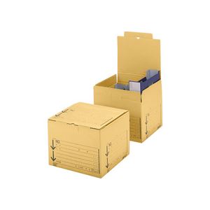 (まとめ）ライオン事務器 文書保存箱（強化タイプ）B4＆データ用 内寸：W420×D395×H300mm SC-11 1個 【×15セット】 整理 収納 力抜群 B4サイズの強化保存箱＆データ用にも最適 広々内寸：W420×D395×H300mm 頼れるライオン事務器の文書保存箱が15個セットでお得に