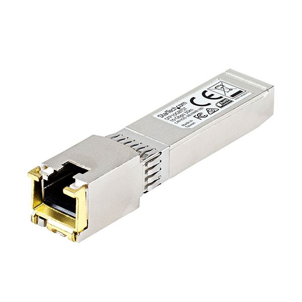StarTech.com SFP+モジュール／MSA対応アンコード SFP10GBTST 1台 高速データ転送に最適なSFP+モジュール 業界標準に準拠したMSA対応アンコード仕様で安心 安全 の信頼性 SFP10GBTSTはあなたのネットワークを強化します