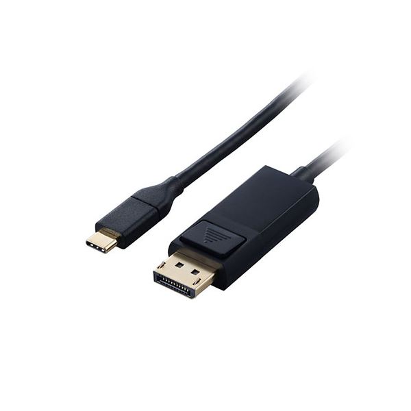 USB Type-C(TM) - DisplayPort(TM)取り替えっこ有線テレビ 導線 2m 黒いこと CAC-CDP20BK2 黒 高性質なUSB Type-CからDisplayPortへの取り替えっこを能力のあるにする2米突の黒いこと有線テレビ 最新科学技術に相応うし、弾丸道路で釣り合いしたさし絵伝えるを具体化 デバイス間の繋ぎ合わせるを宛転たるに行える拠りどころ
