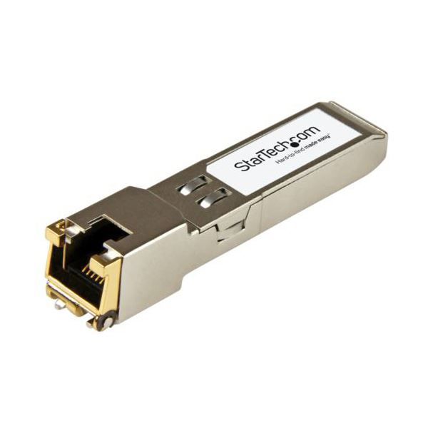 StarTech.com SFPモジュール／Arista Networks製品AR-SFP-1G-T互換 AR-SFP-1G-T-ST1台 Arista Networks製品と互換性のある1G-TタイプのSFPモジュール1台セット 信頼性と安定性を追求した最新テクノロジー搭載で高速かつ安全なデータ転送を実現 ネットワーク拡張やアップグ