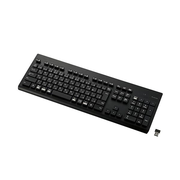 洗える ウォッシャブル 抗菌 清潔 無線キーボードブラック TK-WS02DMKBK 1台 黒 抗菌効果がある洗える素材を使用した、ワイヤレスで便利な黒色のキーボード 汚れや菌を気にせず、清潔な状態を保つことができます 使いやすさと衛生面を両立した、高品質なキーボード1台 黒