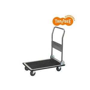 （まとめ）TANOSEE 金属元素 スチール写真 手押し車 150kg掛け目 黒 3台 止ん事無い耐久性 手ごわい なステンレス鋼持ちはこぶ車 150kgの掛け目に相応う まっ黒い金属元素 スチール写真 手押し車3台仕掛ける