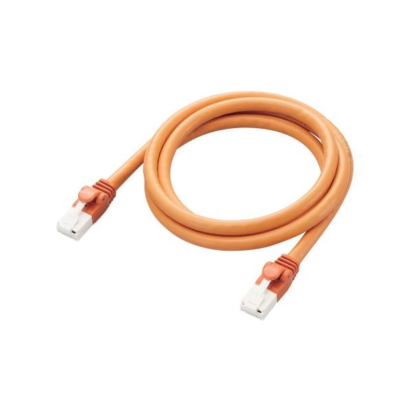 【3セット】 LANケーブル 配線 CAT6A 1m 高速 10Gbps ストレート 爪折れ防止 オレンジ LD-GPAT/DR1/RSX3 高速通信に最適なLANケーブル3本セット 10Gbpsの高速データ転送が可能なCAT6A規格の1mケーブル ストレートタイプで爪折れを防止し、オレンジ色で目立つデザイン ネッ