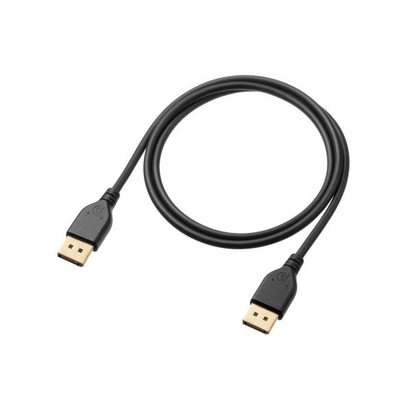 DisplayPortver2.1ケーブル 配線 1m DP40 ブラック KC-DP4010 黒 高性能なDisplayPort接続ケーブル 配線 、1メートル長の最新バージョン2.1仕様 信頼性と高画質を求める方におすすめ 安定した映像伝送で快適なデジタル環境を提供します 黒