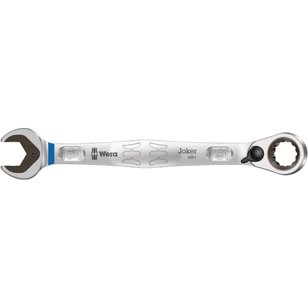 WERA ヴェラ ズボン下 ラチェットレンチ JOKER 鍵部内部口幅19粍 全長246粍 020074 手道具 物の具 DIY やり方手道具 御先棒 19粍の口幅を持つ助けになるなコンビネーションラチェットレンチ 内部鍵付き添い人JOKER、全長246粍でやり方能率引きあげる