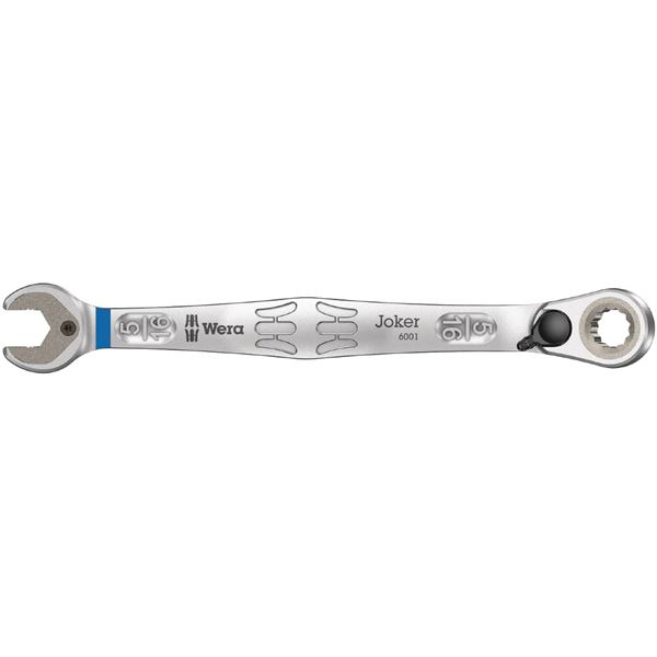 WERA ヴェラ コンビネーション ラチェットレンチ JOKER 角度付きラチェットヘッド スパナ部内側口幅5/16inch 全長144mm 020075 角度付きラチェットヘッドを搭載したコンビネーションラチェットレンチ 内側口幅5／16inchで使いやすさ抜群 全長144mmのJOKERがあなたの作業を