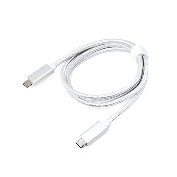 【5個セット】 日本トラストテクノロジー JTT USB3.2 Gen2 TYPE-C to TYPE-Cケーブル 配線 1m SLIVER JTCC322-10SVX5 100W対応の高速充電ケーブル5本セット USB 3.2 GEN2規格に準拠 TYPE-C to TYPE-Cケーブル1m シルバーカラーのスタイリッシュなデザイン データ転送と充電 7,976円