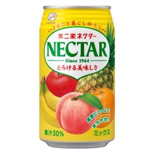 【まとめ買い お徳用 】不二家 ネクターミックス 350ml 缶 48本入り【24本×2ケース】 まろやかな果実の調べが奏でる至福のひととき 贅沢な果実のピューレが満ちる、心地よい口当たりのネクターミックス 果実の宝石箱、48本の魅惑が詰まった至福のひとときをお届けします