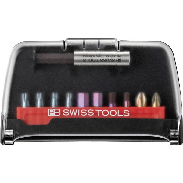 PB SWISS TOOLS ピービースイスツール イス バーチェア 椅子 カウンターチェア ズ 10本組 ショートタイプ ドライバービット ケース付 C6.700BC 10本のショートタイプドライバービットがケース付きで揃う、便利なツールセット PB SWISS TOOLSの高品質なアイテムで、作業効率