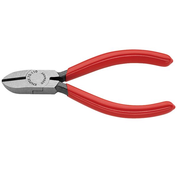 KNIPEX クニペックス 斜ニッパー プラスチックコーティング 全長110mm 7001-110 KNIPEX クニペックス 斜ニッパー プラスチックコーティング 全長110mm 7001-110