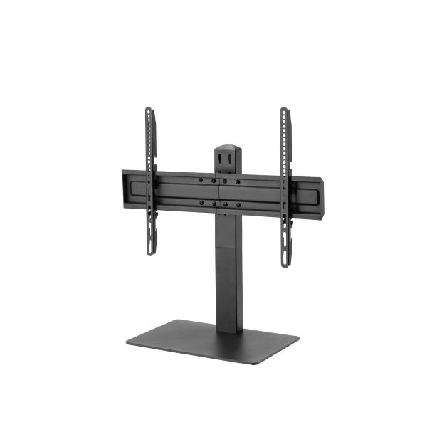37～65型対応卓上ディスプレイスタンド ブラック CR-PLD002 組立式 黒 37から65インチのテレビに対応した、自分で組み立てることができるブラックの卓上ディスプレイスタンド 使いやすさとスタイリッシュさを兼ね備えたアイテムです 黒
