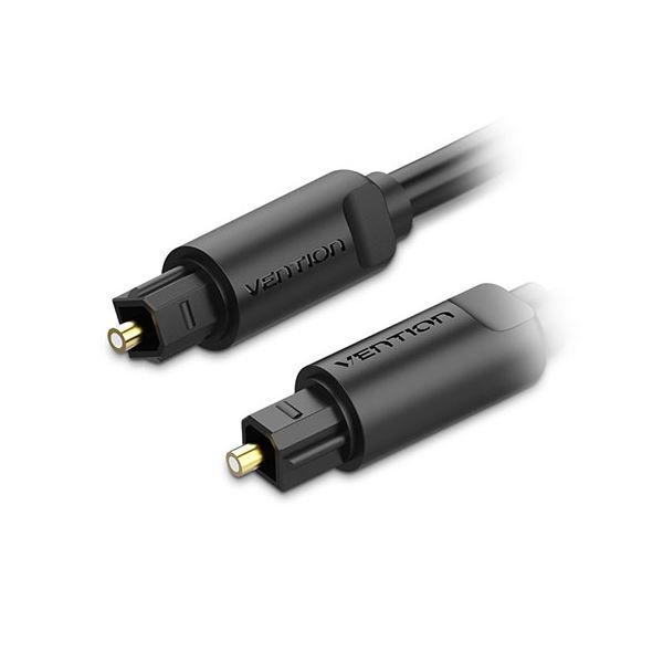 【5本セット】 VENTION 光ファイバー オーディオケーブル 配線 5m ブラック BA-5657X5 黒 高品質な光ファイバーオーディオケーブル 配線 5本セット、長さ5m、ブラックカラーの音楽を楽しむための必須アイテムBA-5657X5 黒