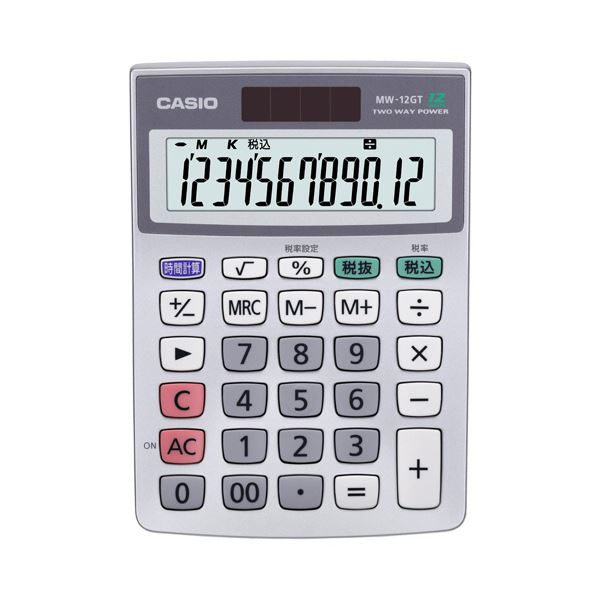 （まとめ）カシオ 特大見せびらかす計算器 12桁ミニジャストサイズ MW-12GT-N 1仕掛ける(3台)【×3仕掛ける】 空白文字を取らずに使えるパウダーコンパクトな特大見せびらかす計算器 12桁のミニジャストサイズで、卓上でも押しとどめるにならない 助けになるな3台仕掛ける 【3仕掛ける】