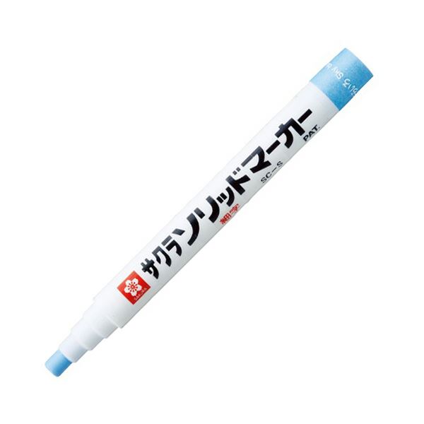 （まとめ）桜クレパス 油性マーカーソリッドマーカー 細字 そらいろ SC-S#425 1本【×30書き割り】 えの具のような塗りつけ不必要 ボタ挙げ句のはて皆無 すぐに書ける 桜クレパスの油性マーカーソリッドマーカー細字、そらいろ 有らぬ事の30本書き割り