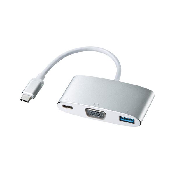 USB TypeC-VGAマルチ取り替えっこアダプター足し加える AD-ALCMVP01 1個 USB TypeC端子をVGA端子に取り替えっこするマルチ役立つことアダプタ パウダーコンパクトで助けになるな1個書き割り 勉強机 (早見表 机) いの一番から万覚え帳マイコン マイコン まで幅広く相応う 見せびらかす繋ぎ合わせるがこれ1つで取り計らう AD-ALCMVP01 1個