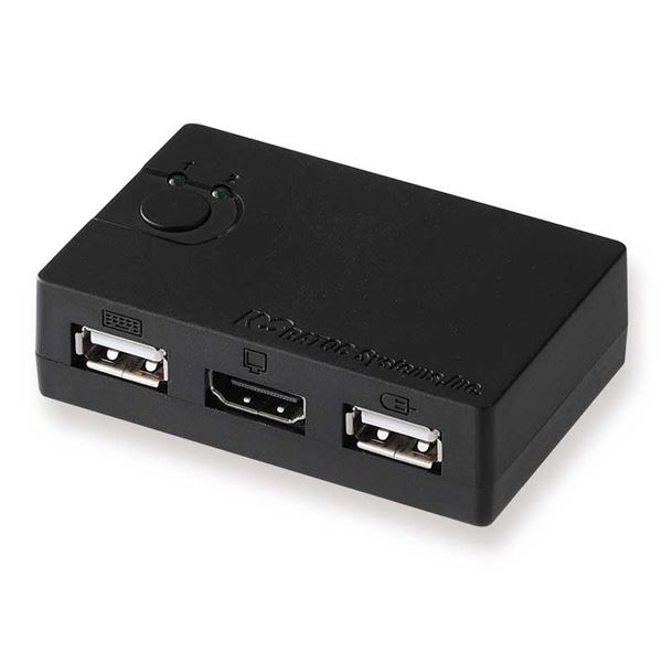 ラトックシステム HDMIパソコン PC 切替器(2台用) RS-230UH 2台のHDMI対応パソコンを切り替える便利なデバイス シンプル操作で快適な作業環境を実現 デスク周りをスッキリ整理し、効率的な作業をサポート 画質も音質も高品質でストレスフリーな使用感 デュアルモニター環境