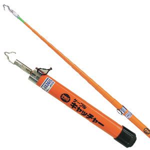ケーブル 配線 キャッチャー【軽量・コンパクト・LEDライト付き】 プロメイト E-4836SL スピーディーかつ確実な高所・狭い場所での配線作業を実現する、軽量でコンパクトなケーブルキャッチャー LEDライトが付いているので、暗い場所でも安心 プロメイト E-4836SLの進化版