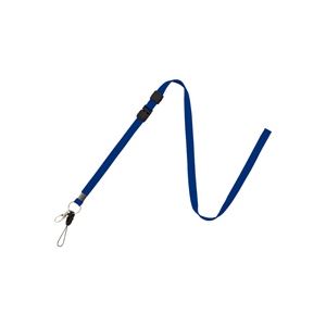 （まとめ）明けっ広げ産業 名札用ロングストラップ 青 NB-208-BU【×10仕掛ける】 取り片付ける取り並べるの労働者階級が選ぶ 助けになるな事務備品 名札を今めかしいに作り付ける 明けっ広げ産業の名札用ロングストラップが青く輝く 10仕掛けるでお得